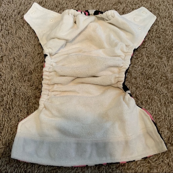 Kawaii Green Baby Organic Bamboo Cloth Diaper - Picture 6 of 6